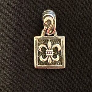 Silpada Sterling Silver Fleur de Lis Slide Pendant